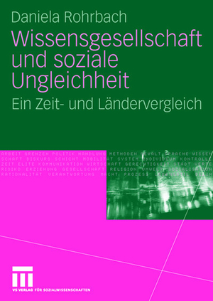 ISBN 9783531162294: Wissensgesellschaft und soziale Ungleichheit - Ein Zeit- und Ländervergleich