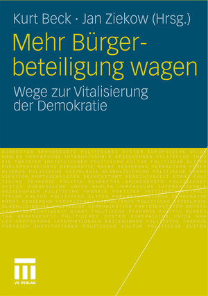 ISBN 9783531178615: Mehr Bürgerbeteiligung wagen - Wege zur Vitalisierung der Demokratie