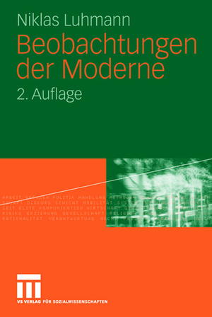 ISBN 9783531322636: Beobachtungen der Moderne