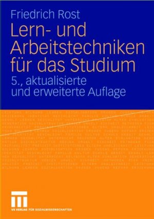 ISBN 9783531344546: Lern- und Arbeitstechniken für das Studium