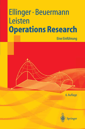 ISBN 9783540004776: Operations Research – Eine Einführung