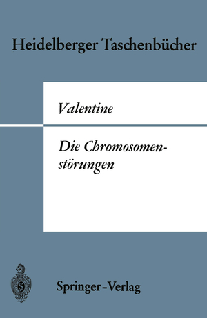 ISBN 9783540041887: Die Chromosomenstörungen - Eine Einführung für Kliniker