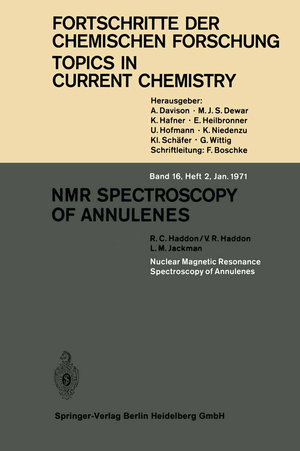 ISBN 9783540052999: NMR Spectroscopy of Annulenes