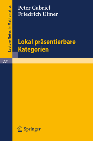 ISBN 9783540055785: Lokal präsentierbare Kategorien