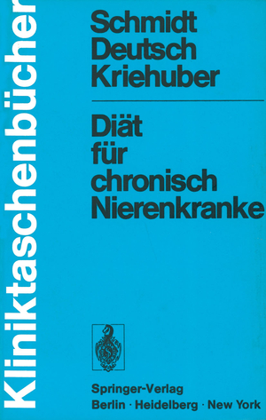 ISBN 9783540062264: Diät für chronisch Nierenkranke - Eine Diätfibel für Ärzte, Diätassistenten und Patienten