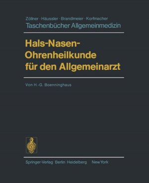 ISBN 9783540077374: Hals-Nasen-Ohrenheilkunde für den Allgemeinarzt