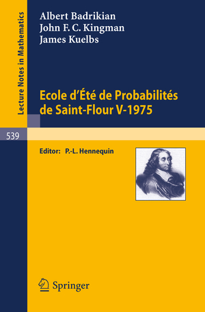 ISBN 9783540078586: Ecole d'Ete de Probabilites de Saint-Flour V, 1975