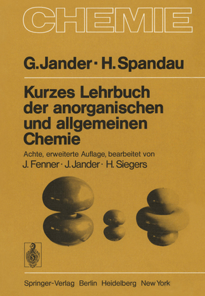 gebrauchtes Buch – Jander, G. und Horisberger – Kurzes Lehrbuch der anorganischen und allgemeinen Chemie