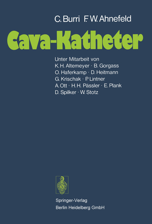 ISBN 9783540081906: Cava-Katheter