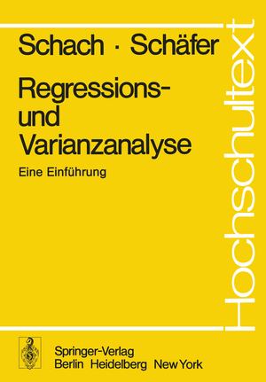 ISBN 9783540087274: Regressions- und Varianzanalyse