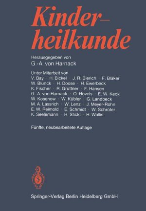 ISBN 9783540096030: Kinderheilkunde.