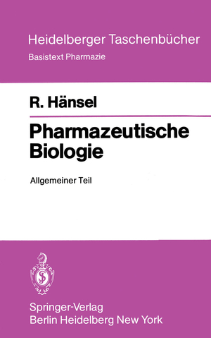 ISBN 9783540098348: Pharmazeutische Biologie – Allgemeiner Teil