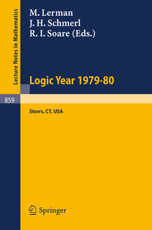 ISBN 9783540107088: Logic Year 1979-80 – The University of Connecticut, USA