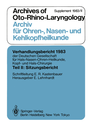 ISBN 9783540131458: Teil II: Sitzungsbericht