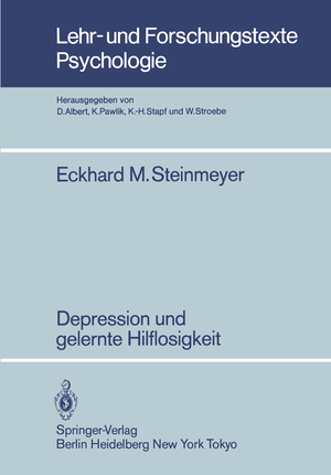 ISBN 9783540134534: Depression und gelernte Hilflosigkeit - Empirische Untersuchungen zur Kausalattribution von Erfolgs- bzw. Mißerfolgserlebnissen depressiver Subgruppen im klinischen Feld