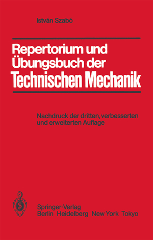 ISBN 9783540150084: Repertorium und Übungsbuch der Technischen Mechanik