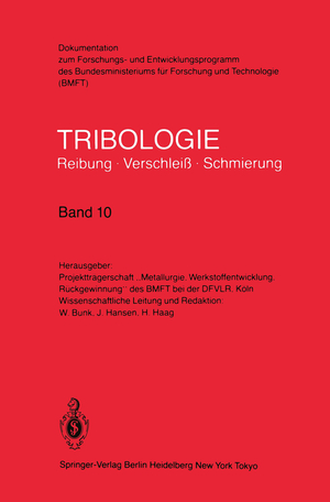 ISBN 9783540155577: Gleitlager, Konstruktive Gestaltung, Betriebsverhalten von Reibungssystemen, Dieselmotoren (Lebensdauererhöhung)