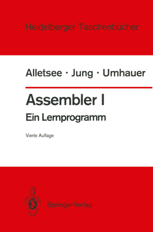 ISBN 9783540183198: Assembler I – Ein Lernprogramm