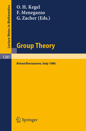 ISBN 9783540183990: Group Theory