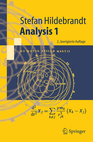 gebrauchtes Buch – Stefan Hildebrandt – Analysis 1