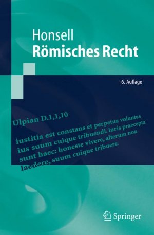 ISBN 9783540281184: Römisches Recht