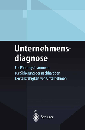 ISBN 9783540410331: Unternehmensdiagnose - Ein Führungsinstrument zur Sicherung der nachhaltigen Existenzfähigkeit von Unternehmen