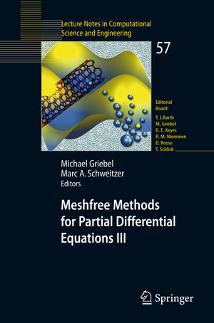 ISBN 9783540462149: Meshfree Methods for Partial Differential Equations III