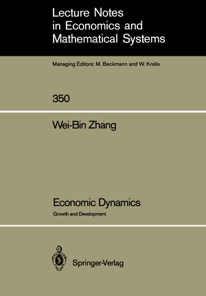 neues Buch – Wei-Bin Zhang – Economic Dynamics