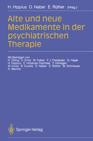 ISBN 9783540570271: Alte und neue Medikamente in der psychiatrischen Therapie (= Forum Galenus Mannheim; 23: 4. Psychiatrische Gespräche am Gasteig)