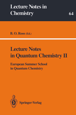 ISBN 9783540586203: Lecture Notes in Quantum Chemistry II