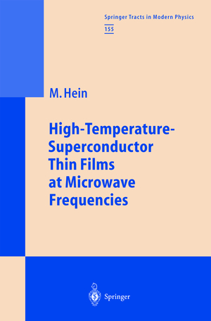 ISBN 9783540656463: High-Temperature-Superconductor Thin Films at Microwave Frequencies