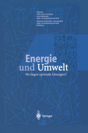 ISBN 9783540675754: Energie und Umwelt – Wo liegen optimale Lösungen?