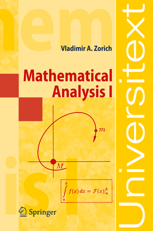 ISBN 9783540874515: Mathematical Analysis I