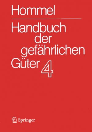 ISBN 9783540883180: Handbuch der gefährlichen Güter Band 4: Merkblätter 1206-1612