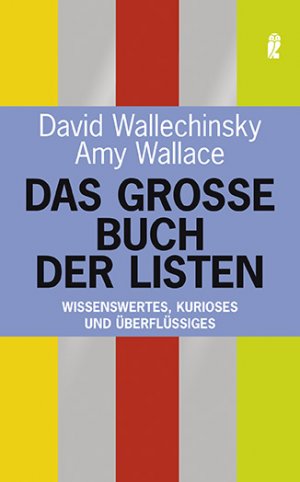 ISBN 9783548368917: Das grosse Buch der Listen