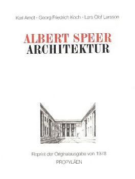 ISBN 9783549054468: Albert Speer - Architektur – Arbeiten 1933-1942