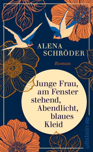 gebrauchtes Buch – Alena Schröder – Junge Frau, am Fenster stehend, Abendlicht, blaues Kleid