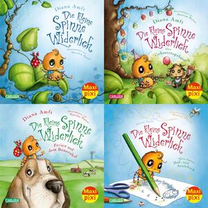 ISBN 9783551030405: Maxi-Pixi-4er-Set 76: Die kleine Spinne Widerlich (4x1 Exemplar)