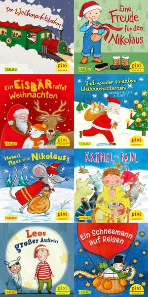 ISBN 9783551038678: Pixi-8er-Set 37: Frohe Weihnachten mit Pixi (8x1 Exemplar)