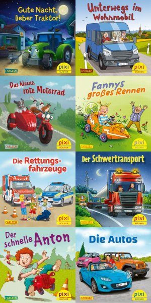 ISBN 9783551038821: Pixi-8er-Set 298: Pixis Lieblings-Fahrzeuge (8x1 Exemplar)