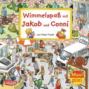 ISBN 9783551046710: Maxi Pixi 171: Wimmelspaß mit Jakob und Conni