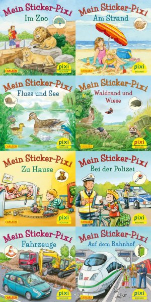 ISBN 9783551052346: Pixi-Box 234: Pixis neue Sticker-Bücher (8x8 Exemplare)