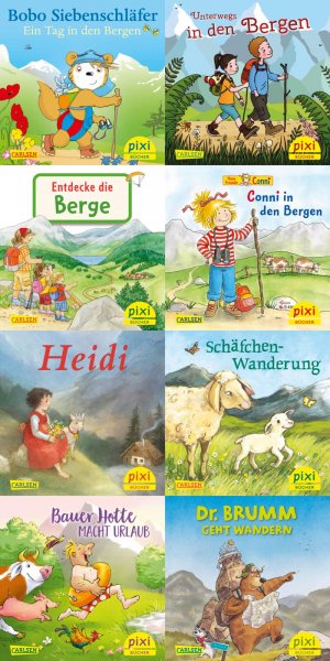 ISBN 9783551058836: Pixi-Box 301: Mit Pixi in den Bergen (8x8 Exemplare)