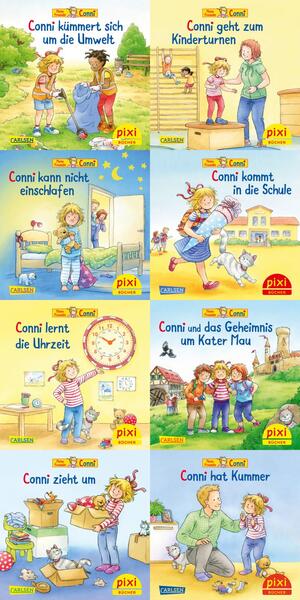 neues Buch – Liane Schneider – Pixi-Box 300: Neue Abenteuer mit Conni (8 x 8 Exemplare) | Liane Schneider | Packeinheit in Verpackung | Pixi-Box | Box mit 64 Pixi-Büchern | 64 Taschenbücher | Deutsch | 2024 | Carlsen