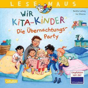 ISBN 9783551080677: LESEMAUS 166: Wir KiTa-Kinder - Die Übernachtungs-Party