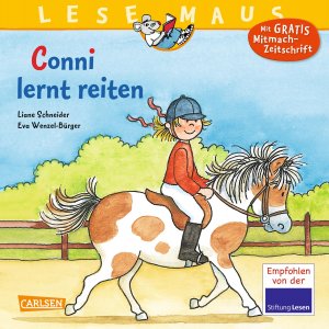 ISBN 9783551086235: LESEMAUS 16: Conni lernt reiten