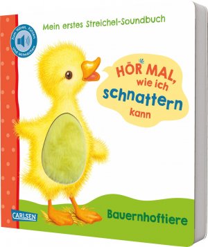 ISBN 9783551254009: Hör mal, wie ich schnattern kann (Mein erstes Streichel-Soundbuch 1)