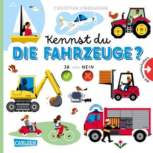 gebrauchtes Buch – Kennst du die Fahrzeuge?: Pappbilderbuch über Fahrzeuge in der Luft, im Wasser und auf der Straße - mit Schiebern zum Rausziehen und Mitraten für Kind...