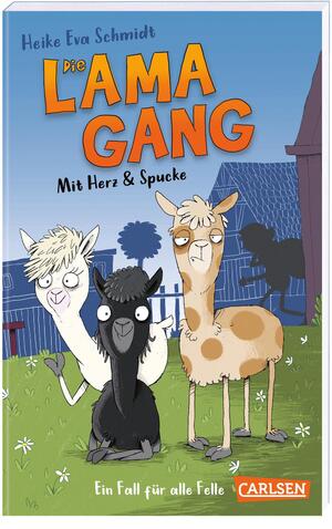 gebrauchtes Buch – Die Lama-Gang. Mit Herz und Spucke 1: Ein Fall für alle Felle: Witziger Lama-Krimi ab 8 Jahren!