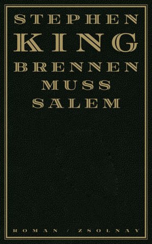 ISBN 9783552053816: Brennen muß Salem